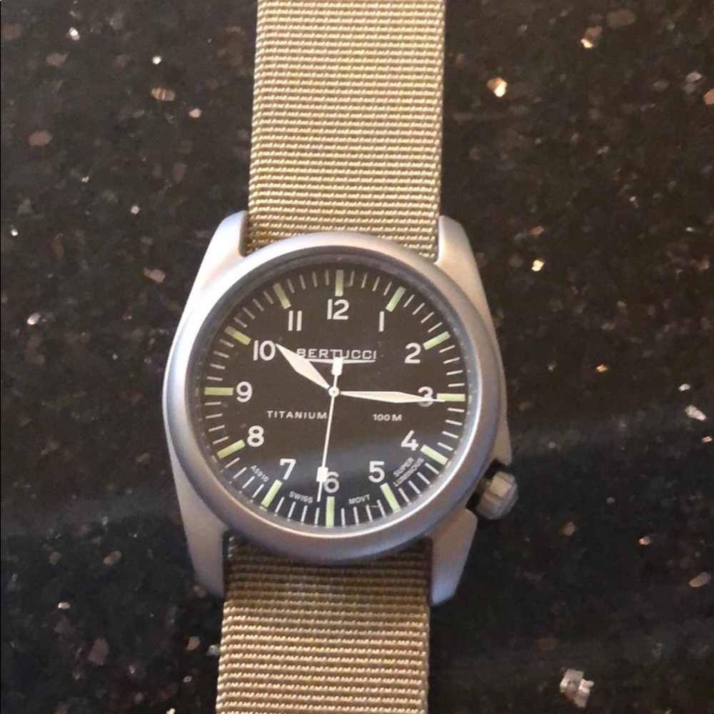 Bertucci titanium watch
